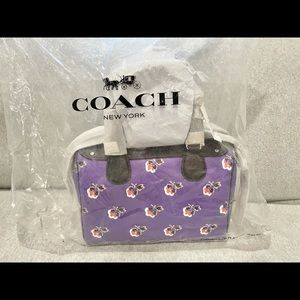 NWT Coach Mini Bennett Satchel Signature Print